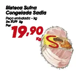 Dia Bisteca Suina Congelada Sadia oferta