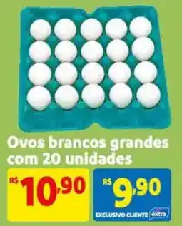 Extra Supermercado Ovos brancos grandes oferta