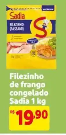 Extra Supermercado Filezinho de frango congelado Sadia oferta