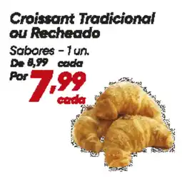 Dia Croissant Tradicional ou Recheado oferta