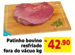 Extra Supermercado Patinho bovino resfriado fora do vácuo oferta