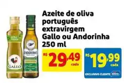 Extra Supermercado Azeite de oliva português extravirgem Gallo ou Andorinha oferta