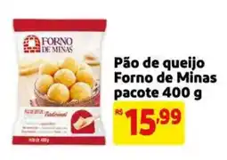 Extra Supermercado Pão de queijo Forno de Minas pacote oferta