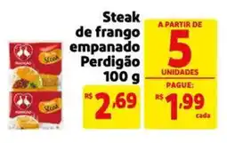 Extra Supermercado Steak de frango empanado Perdigão oferta
