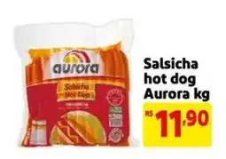 Extra Supermercado Salsicha hot dog Aurora oferta