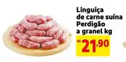 Extra Supermercado Linguiça de carne suína Perdigão a granel oferta