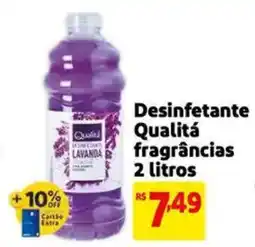 Extra Supermercado Desinfetante Qualitá fragrâncias oferta