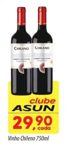 Asun Vinho Chileno oferta