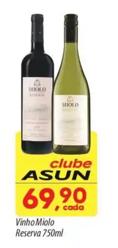 Asun Vinho Miolo Reserva oferta