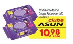 Asun Toalha Umedecida Castelo Ratimbum oferta