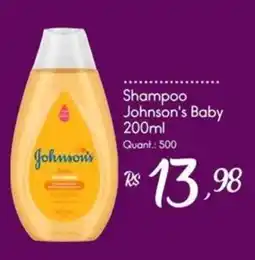 Giassi Supermercados Shampoo Johnson's Baby oferta