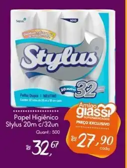 Giassi Supermercados Papel Higiênico Stylus 20m oferta