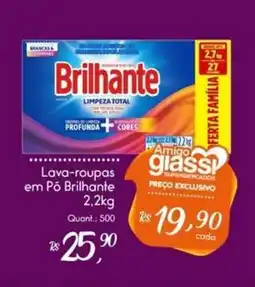 Giassi Supermercados Lava-roupas em Pó Brilhante oferta