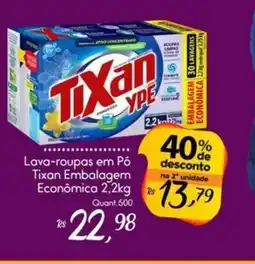Giassi Supermercados Lava-roupas em Pó Tixan Embalagem Econômica oferta