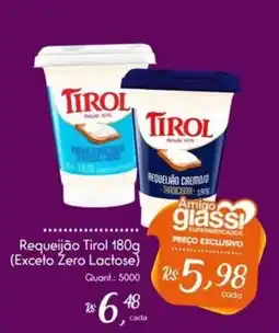 Giassi Supermercados Requeijão Tirol oferta