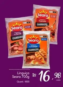 Giassi Supermercados Linguiça Seara oferta