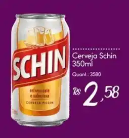 Giassi Supermercados Cerveja Schin oferta
