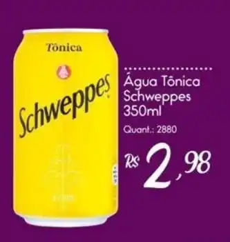 Giassi Supermercados Agua Tônica Schweppes oferta