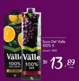 Giassi Supermercados Suco Del Valle 100% oferta