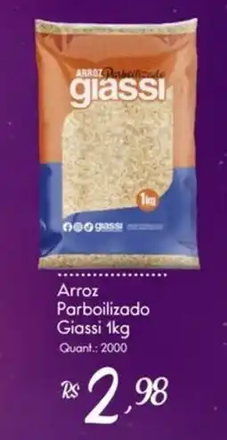 Giassi Supermercados Arroz Parboilizado Giassi oferta