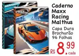Supermercados Mateus Caderno Maxx Racing Malthus oferta
