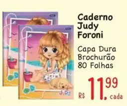Supermercados Mateus Caderno Judy Foroni oferta