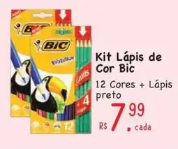 Supermercados Mateus Kit Lápis de Cor Bic oferta