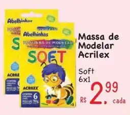 Supermercados Mateus Massa de Modelar Acrilex oferta