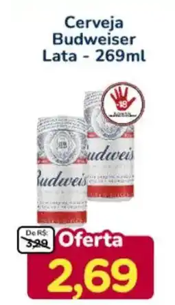 Nagumo Cerveja Budweiser Lata oferta