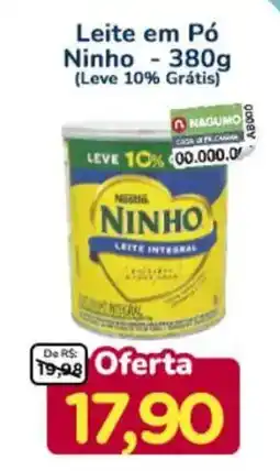 Nagumo Leite em Pó Ninho oferta