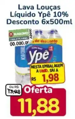 Nagumo Lava Louças Líquido Ypê oferta
