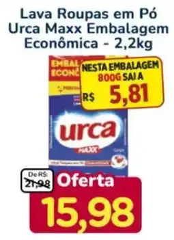 Nagumo Lava Roupas em Pó Urca Maxx Embalagem Econômica oferta