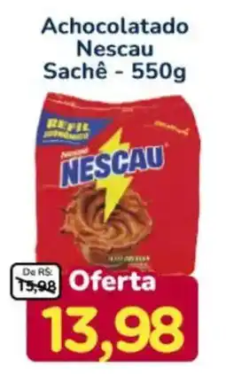 Nagumo Achocolatado Nescau Sachê oferta