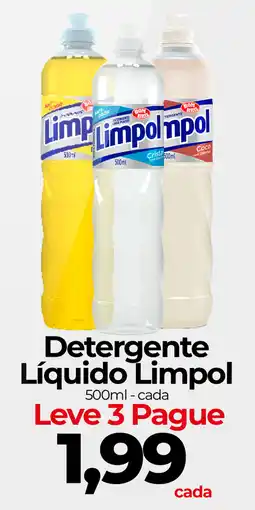Supermercados Andreazza Detergente Líquido Limpol oferta