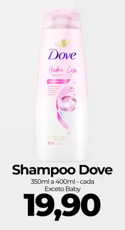 Supermercados Andreazza Shampoo Dove oferta