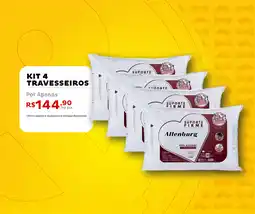 Casa e Vídeo Kit 4 travesseiros oferta