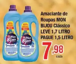 Supermercados Unidos Amaciante de Roupas MON BIJOU Clássico oferta