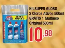 Supermercados Unidos Kit SUPER GLOBO 2 Cloros Ativos oferta