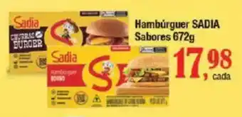 Supermercados Unidos Hambúrguer SADIA Sabores oferta