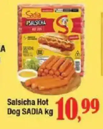 Supermercados Unidos Salsicha Hot Dog SADIA oferta