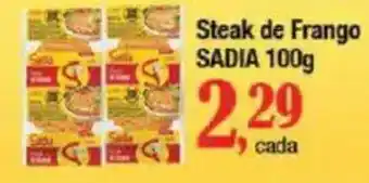 Supermercados Unidos Steak de Frango SADIA oferta