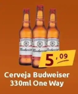 Dubom Supermercados Cerveja Budweiser One Way oferta