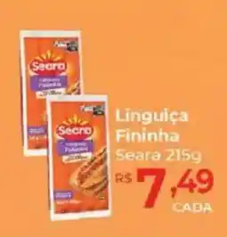Supermercados Unidos Linguiça Secro Fininha Seara oferta