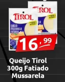 Dubom Supermercados Queijo Tirol Fatiado Mussarela oferta
