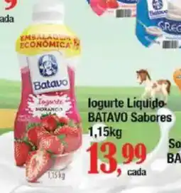 Supermercados Unidos logurte Líquido BATAVO Sabores oferta
