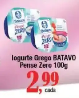 Supermercados Unidos logurte Grego BATAVO Pense Zero oferta