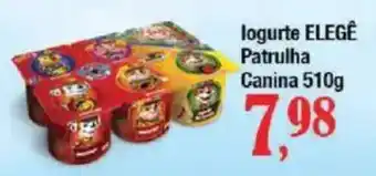 Supermercados Unidos logurte ELEGÊ Patrulha Canina oferta