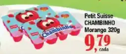 Supermercados Unidos Petit Suisse CHAMBINHO Morango oferta