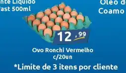 Dubom Supermercados Ovo Ronchi Vermelho oferta