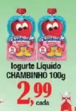 Supermercados Unidos Iogurte Líquido CHAMBINHO oferta